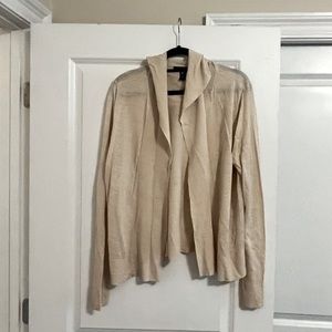 Apostrophe size xl cardigan in beige